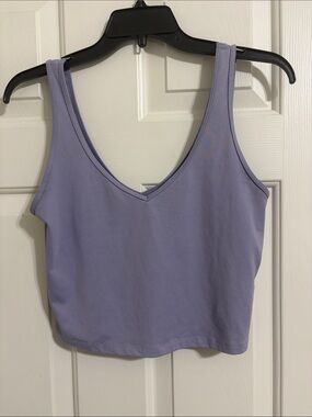 Hollister Athleisure Lavender V-Neck Tank